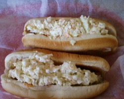 hot dogs with cole slaw