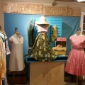 vintage clothing display