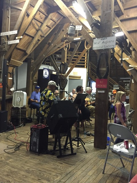 bluegrass music at Round Barn