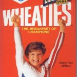 Olympic gold medalist Mary Lou Retton on Wheaties box