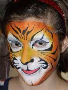 face painting of a tiger
