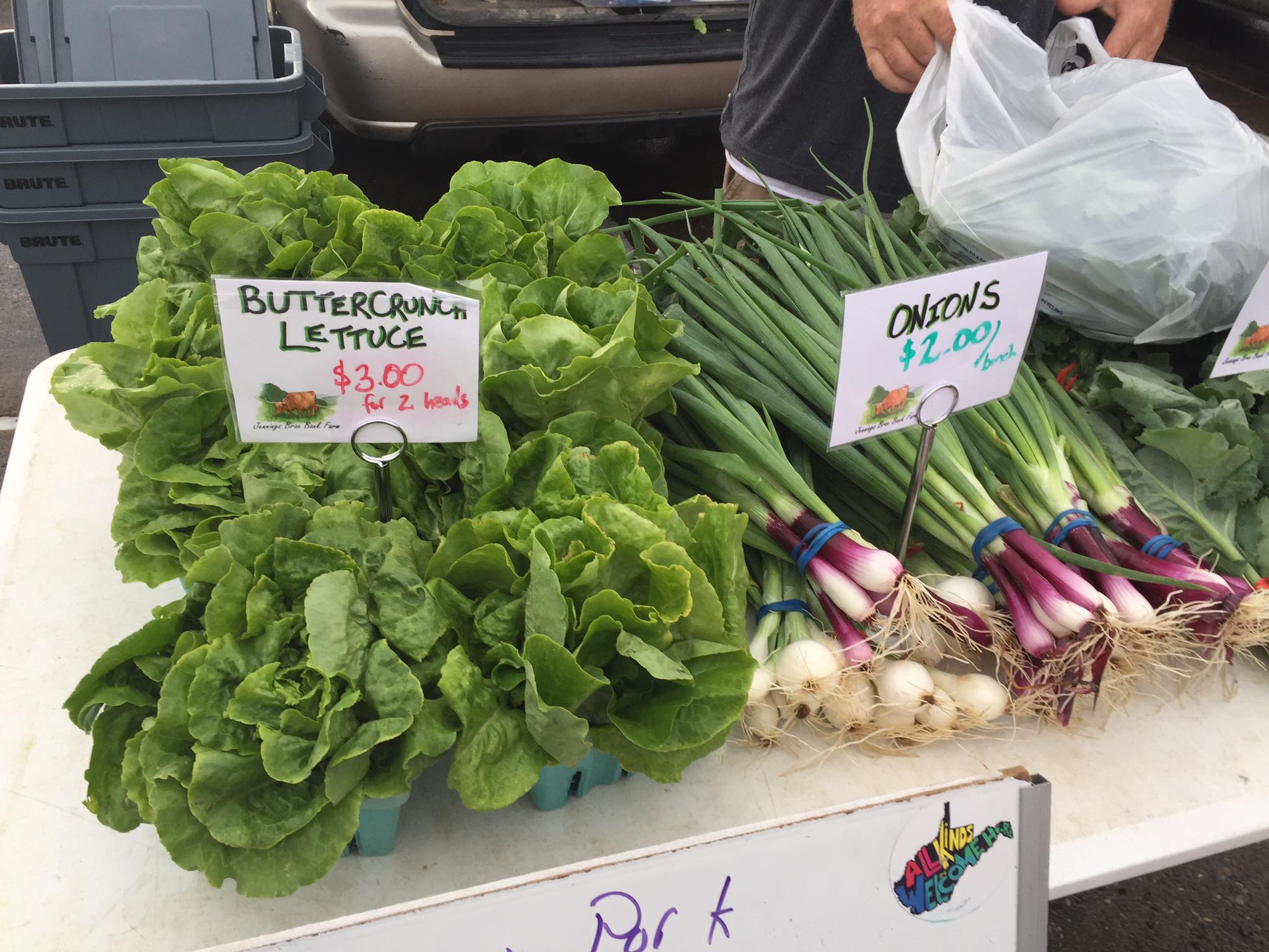 produce at farmers market