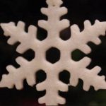 3D printed snowflake