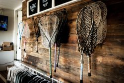display of fishing nets