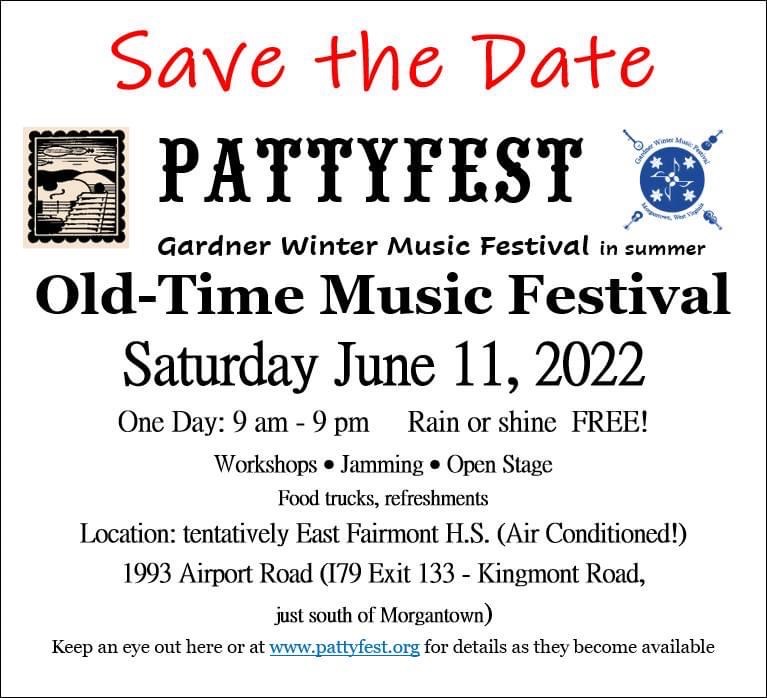 flyer for music festival honoring Patty Looman